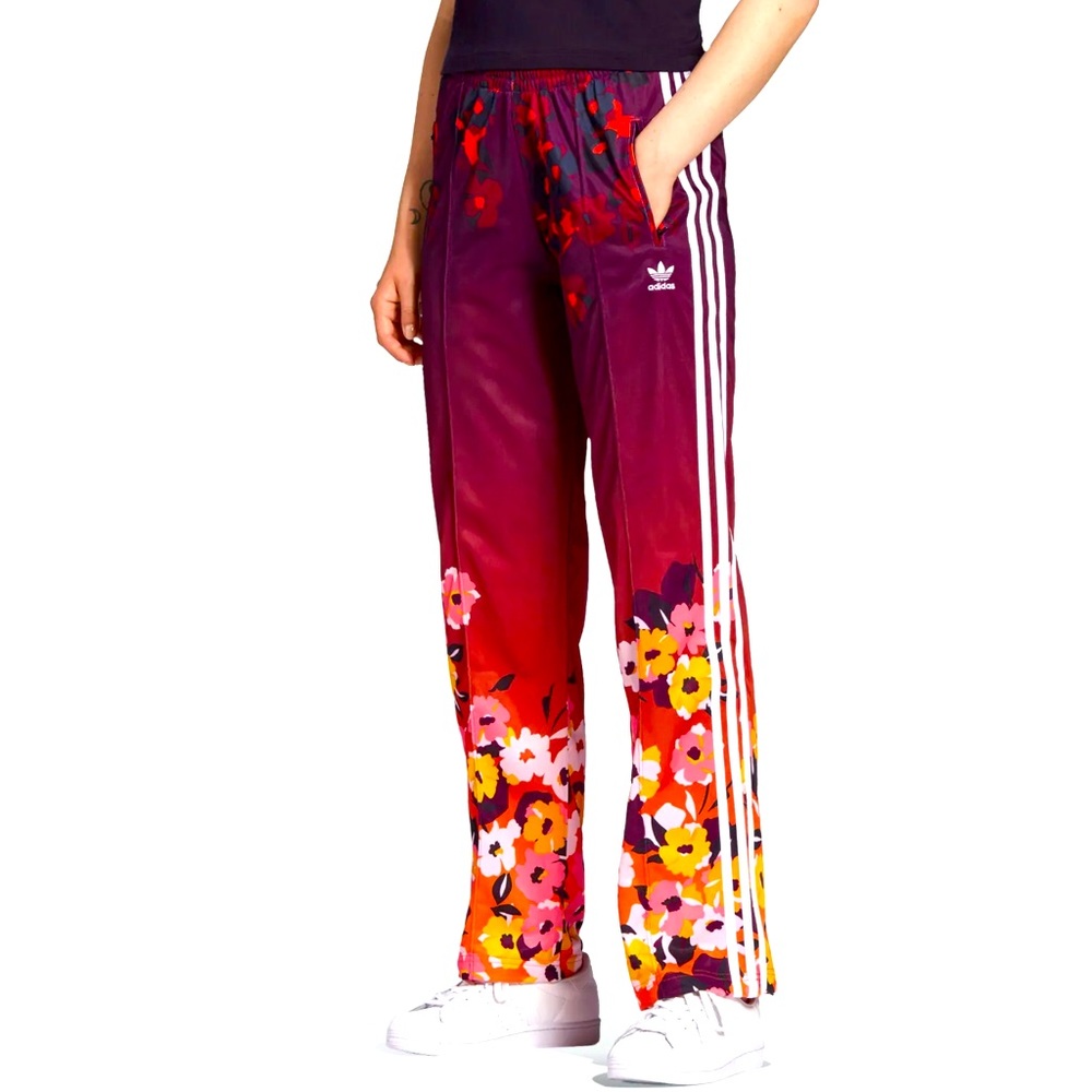 adidas Originals Women's HER Studio London Floral Track Pants 3-Stripes size L